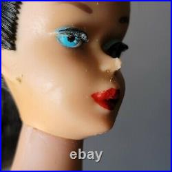 Vintage Mattel Barbie Doll brunette pony tail blue eyes No box Japan MLVIII #5
