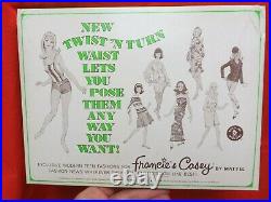 Vintage Mattel Barbie Francie & Casey #1211 325 Tenterrific Nrfb Moc
