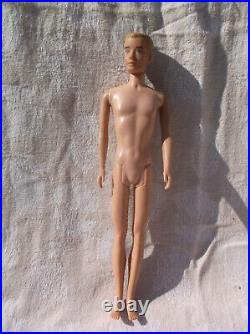 Vintage Mattel Barbie Ken Doll Original 1960s Painted Hair Japan NM Blonde