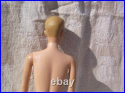 Vintage Mattel Barbie Ken Doll Original 1960s Painted Hair Japan NM Blonde