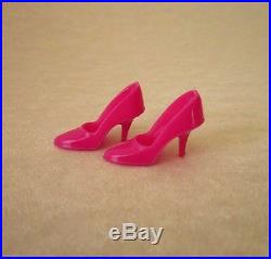 Vintage Mattel Barbie Rare Grape Raspberry Closed Toe Japan Jc Penney Shoe Bag