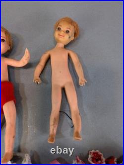 Vintage Mattel Barbie Sister Tutti & Todd Doll Lot Clothes