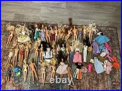 Vintage Mattel Barbie/Skipper Doll Lot of 38 60's Ken Made In Japan Accessories