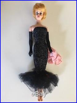 Vintage Mattel Blonde Bubblecut Barbie Doll Tons Of Clothes Clothing Early Japan