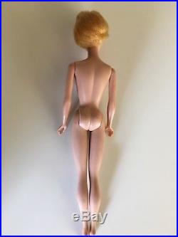 Vintage Mattel Blonde Bubblecut Barbie Doll Tons Of Clothes Clothing Early Japan