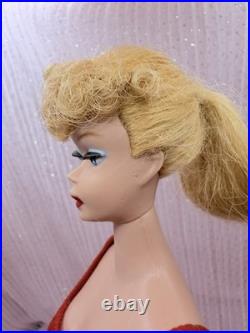 Vintage Mattel Blonde Ponytail #5 Barbie Restored Lips/ Brows, Please read