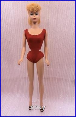 Vintage Mattel Blonde Ponytail #5 Barbie Restored Lips/ Brows, Please read
