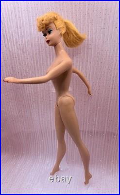 Vintage Mattel Blonde Ponytail #5 Barbie Restored Lips/ Brows, Please read