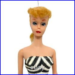 Vintage Mattel INC 1960's Barbie Pony Tail number 5 with swimsuit Japan