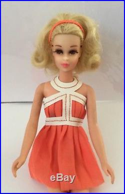 Vintage Mattel Japan Barbie no bangs tnt Francie doll in original outfit htf