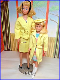 Vintage Mattel Midge with blonde Skooter Bright Spring Outfits Think Spring