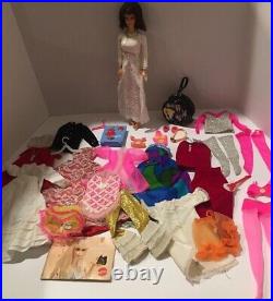 Vintage Mattel Mod TNT Barbie Doll & Accessories Lot