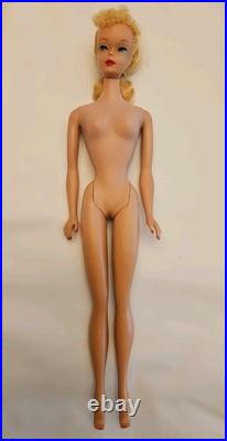 Vintage Mattel ORIGINAL 1959 #3 Ponytail Barbie Doll #850 Teeanage Fashion WithBOX