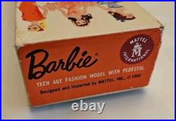 Vintage Mattel ORIGINAL 1959 #3 Ponytail Barbie Doll #850 Teeanage Fashion WithBOX