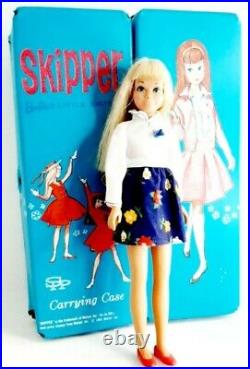Vintage Mattel Skipper Made in Japan Barbie's Little sister Vinyl Case Lot