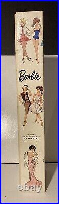 Vintage Mattel Tm #4 Brunette Ponytail Barbie Japan Box #962 Bbq Complete