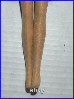 Vintage Mattel Twist'n Turn Barbie Doll 1966 Japan Sand Ash Blonde Denim Dress