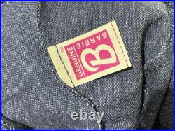 Vintage Mattel Twist'n Turn Barbie Doll 1966 Japan Sand Ash Blonde Denim Dress