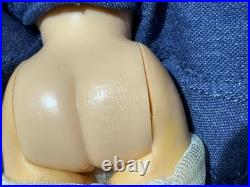 Vintage Mattel Twist'n Turn Barbie Doll 1966 Japan Sand Ash Blonde Denim Dress