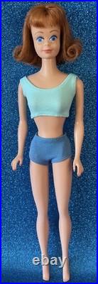 Vintage Midge 1962 Barbie Strawberry Blonde with Original Swim Suit/BOX