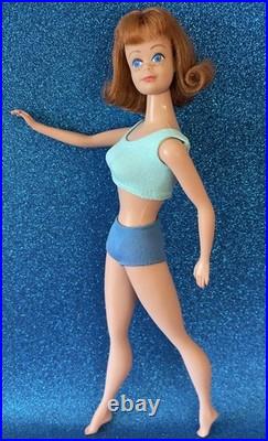 Vintage Midge 1962 Barbie Strawberry Blonde with Original Swim Suit/BOX