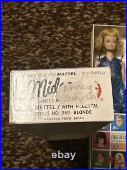 Vintage Midge Barbie's Friend Model Blonde #860 IN BOX 1962 Mattel Rare Outfits