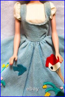 Vintage Midge Doll #860 Blonde Straight Leg WithBox Stand Booklet 1962 Mattel