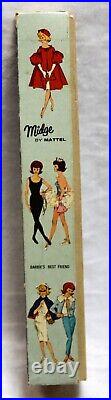 Vintage Midge Doll #860 Blonde Straight Leg WithBox Stand Booklet 1962 Mattel
