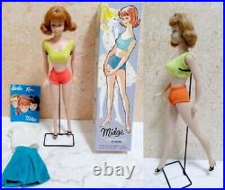 Vintage Midge Doll Brown Hair Barbie's Friends 1962 With Box