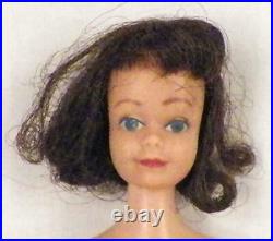 Vintage Midge Doll Brunette Mattel 860 No Freckles Flip Hair Straight Legs 1963