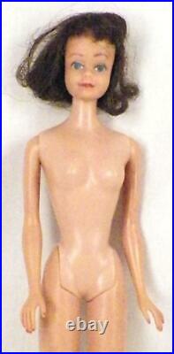 Vintage Midge Doll Brunette Mattel 860 No Freckles Flip Hair Straight Legs 1963