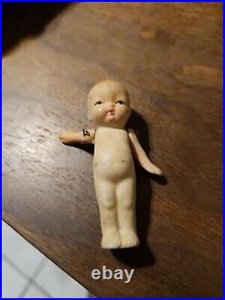 Vintage Miniature Japanese Kewpie Doll With Moveable Arms