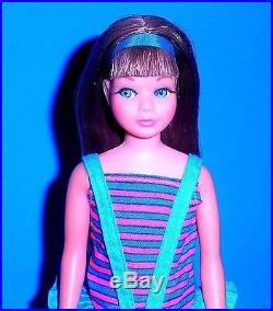 Vintage Mod 1968 Brunette Twist N Turn TNT Skipper Barbie Japan Mint