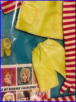 Vintage Mod 1968 TNT Barbie Stacey Tunic N Tights Groovy Striped Outfit NRFB