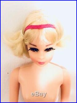 Vintage Mod 1969 Pale Blonde TNT Twist N Turn Francie Barbie Cousin Japan Mint
