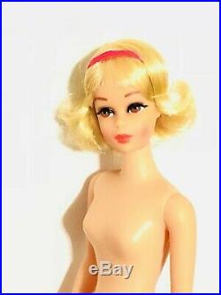 Vintage Mod 1969 Pale Blonde TNT Twist N Turn Francie Barbie Cousin Japan Mint