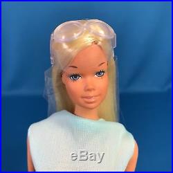 Vintage Mod 1971 Platinum Blonde Malibu Barbie Japan TNT Era Mint HEAD CELLO