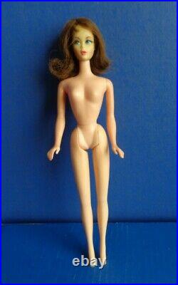 Vintage Mod Barbie- Twist'n Turn- Reddish Brown Flip Hairstyle