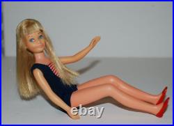 Vintage Mod Blonde Pink Skin Bend Leg Skipper Doll Original Ss Htf