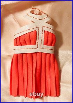 Vintage Mod Era 1971 Twist N Turn TNT No Bangs Francie Swimsuit Mini Dress Japan