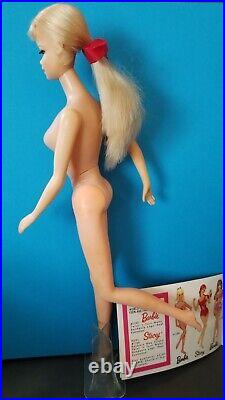 Vintage Mod Era Barbie BLONDE TNT STACEY Doll 1968 in Original Swimsuit withstand