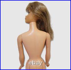 Vintage Mod STANDARD BARBIE CENTER EYES 1971 Straight Leg Doll #1190 Ash Blonde