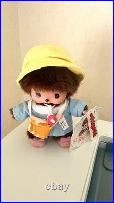 Vintage Monchhichi Baby Doll 1990s Japan Sekiguchi Plush Toy Kindergarten Kid