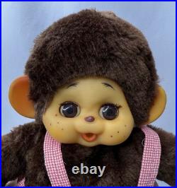 Vintage Monchhichi Sleepy Eyes Monkey Doll Made In Japan Toho Sekiguchi 15 1974