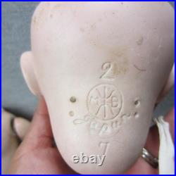 Vintage Morimura Japan Bisque Head Baby Doll Comp Body RESTRING 16 Sleep Eyes