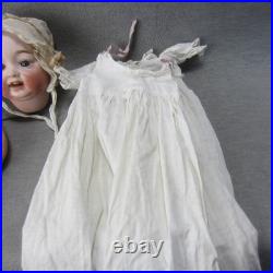 Vintage Morimura Japan Bisque Head Baby Doll Comp Body RESTRING 16 Sleep Eyes