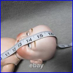 Vintage Morimura Japan Bisque Head Baby Doll Comp Body RESTRING 16 Sleep Eyes