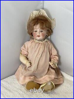 Vintage Nippon Composition Girl Doll 18 Tall