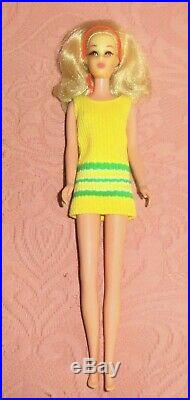 Vintage No Bangs Francie Barbie Doll 1966 Made In Japan