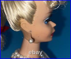 Vintage OOAK #5 Platinum Blonde Ponytail Reroot Barbie Doll by NICCOLE